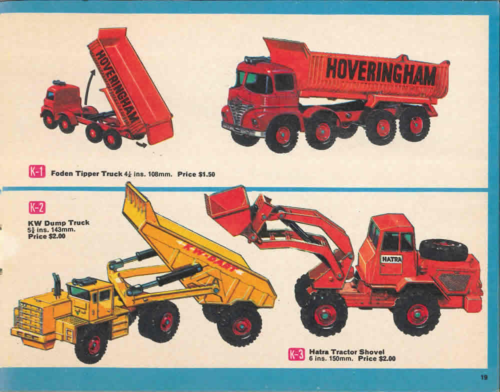 Page 19, King Size K-1, K-2 and K-3